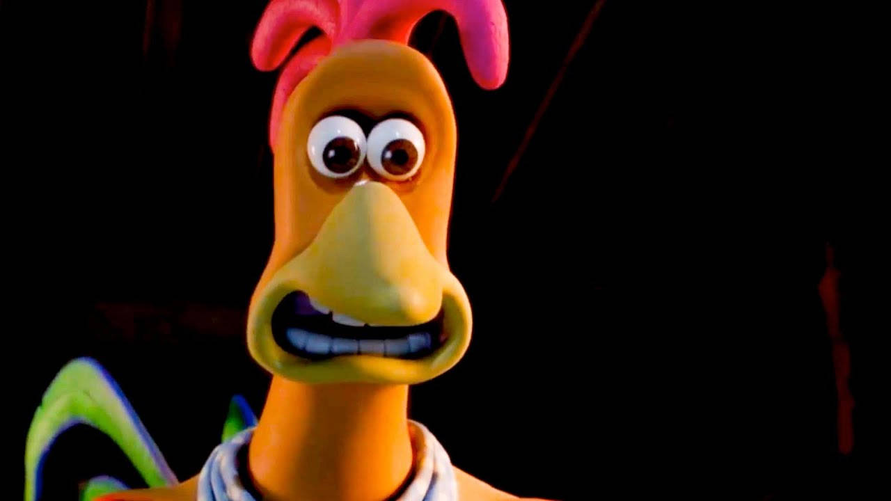 Rocky From The Chicken Run, Looking Surprised Background