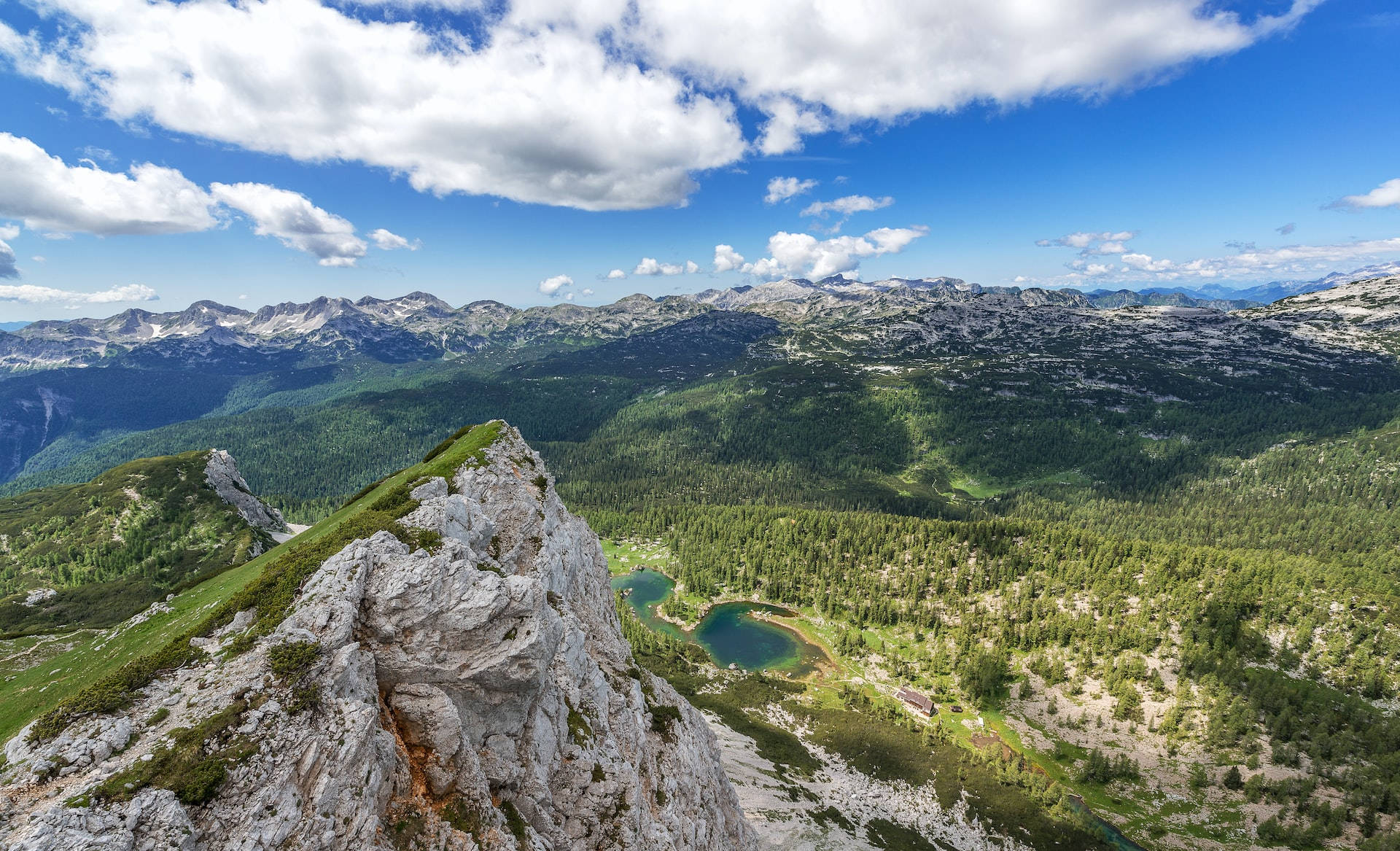 Rocky Green Mountain Macbook Background