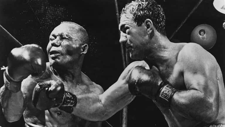 Rocky Marciano Stunning Victory Over Jersey Joe Walcott Background