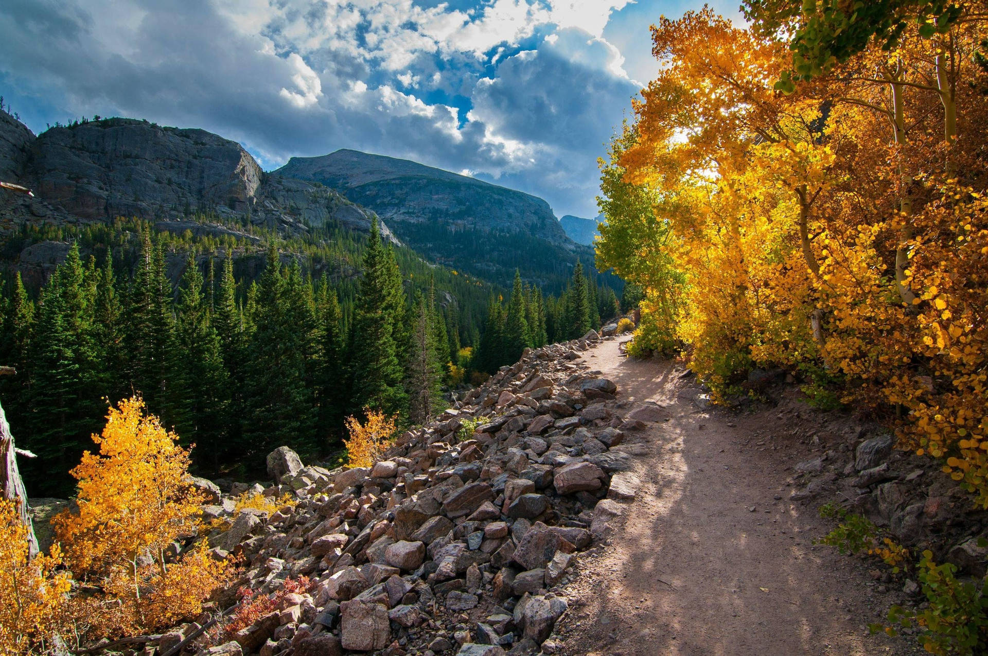 Rocky Mountain National Park During Autumn