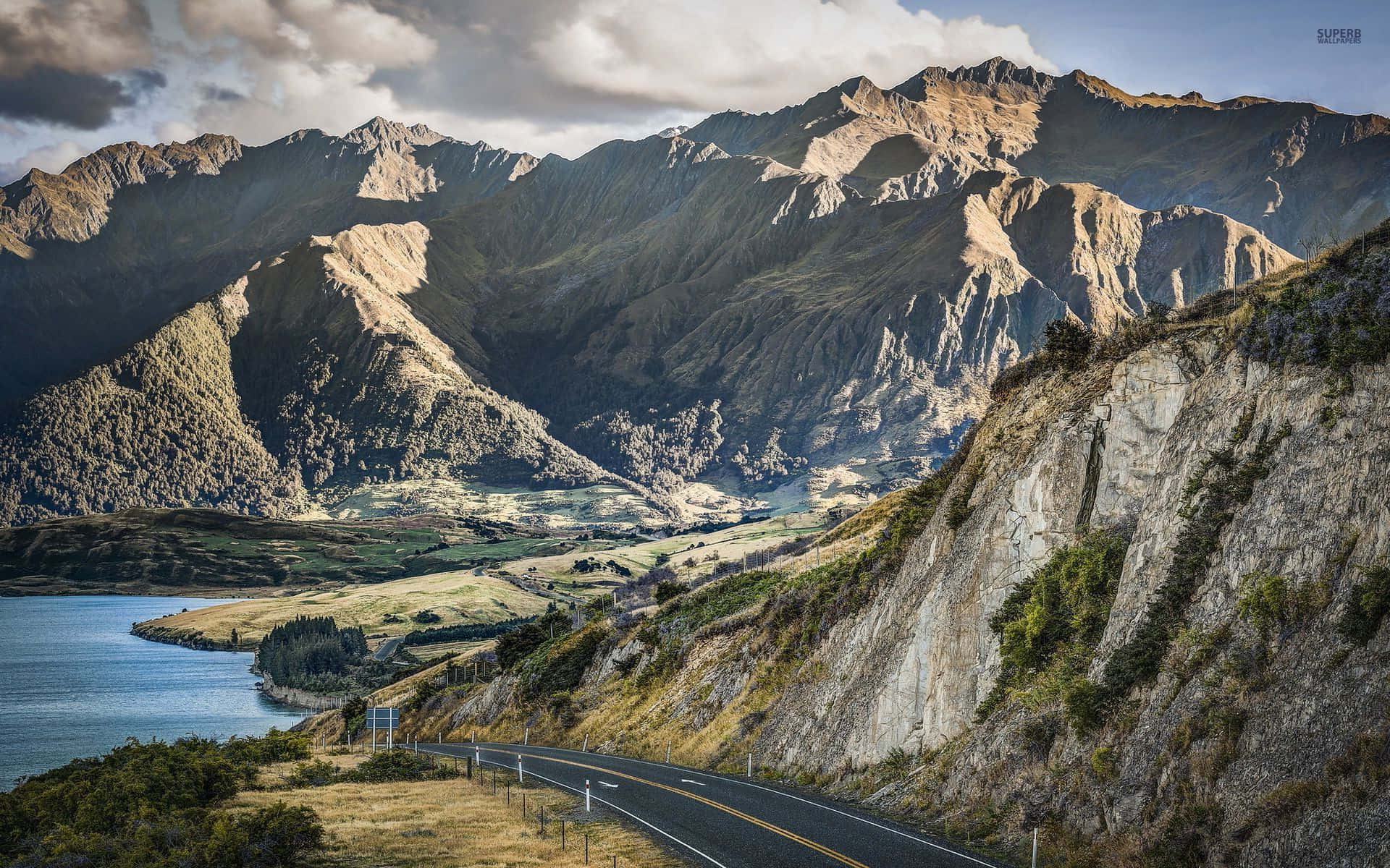 Rocky Mountains North America Landscape Background