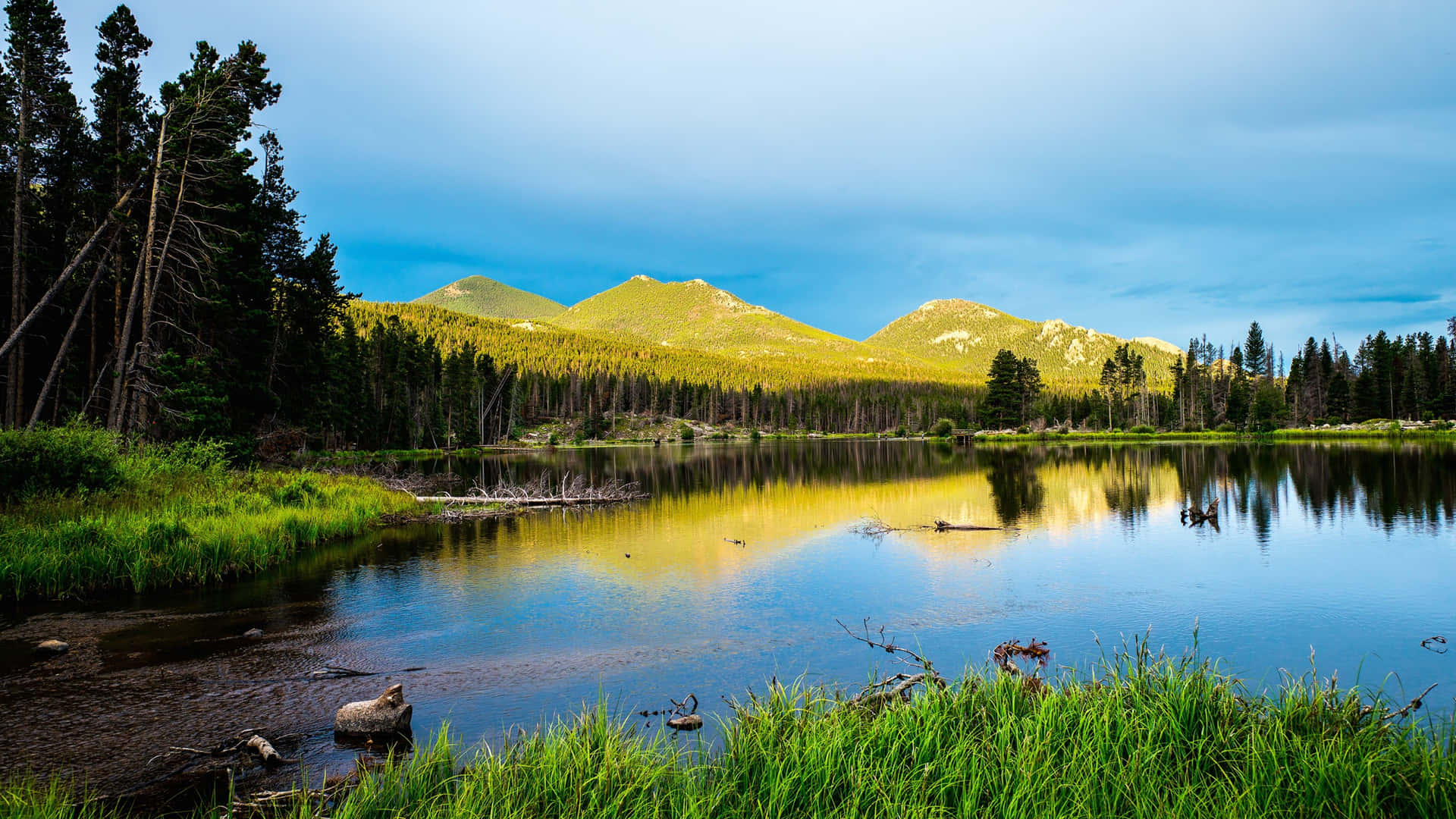 Rocky Terrain Of The California Mountain Range Background