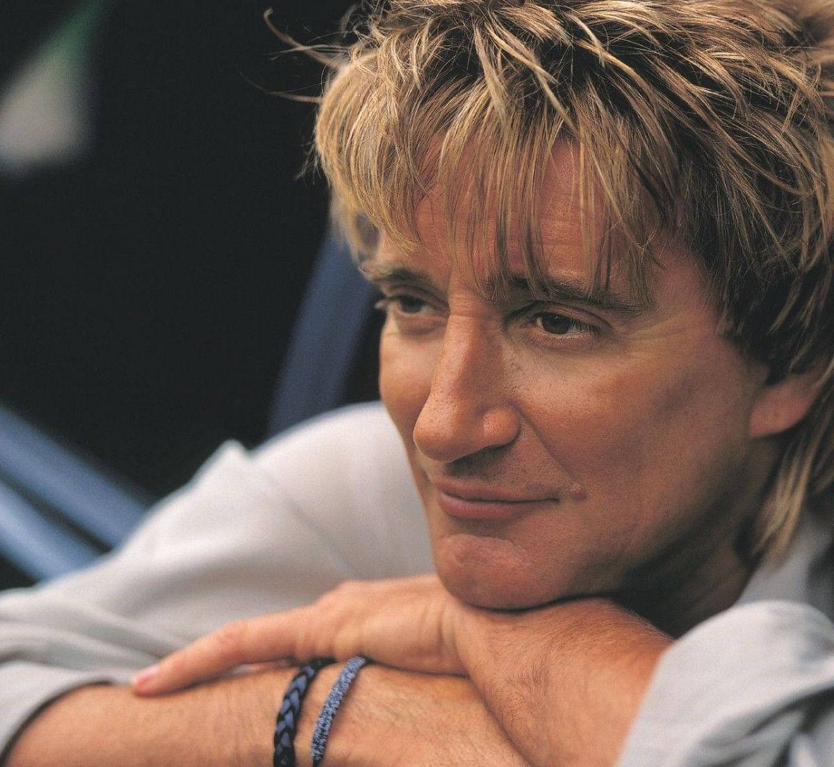 Rod Stewart Iconic British Rock Artist Background