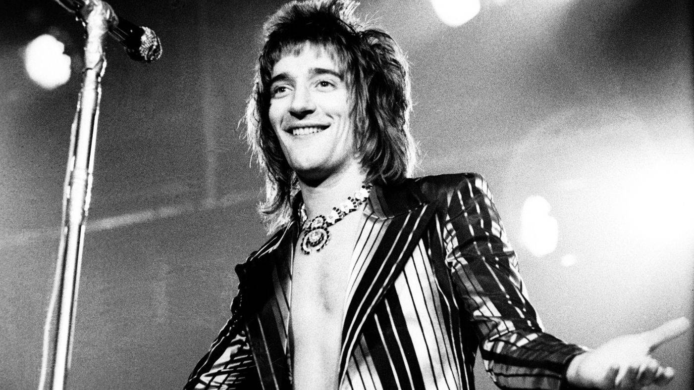 Rod Stewart Newcastle England Concert Background