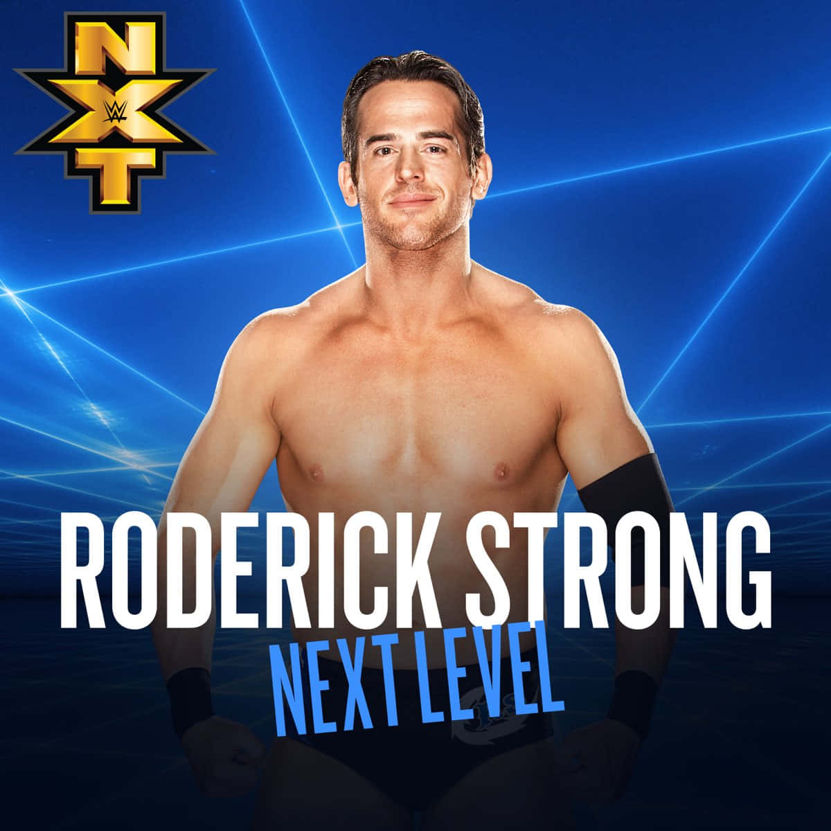 Roderick Strong In Full Fight Mode During An Nxt Promo Background