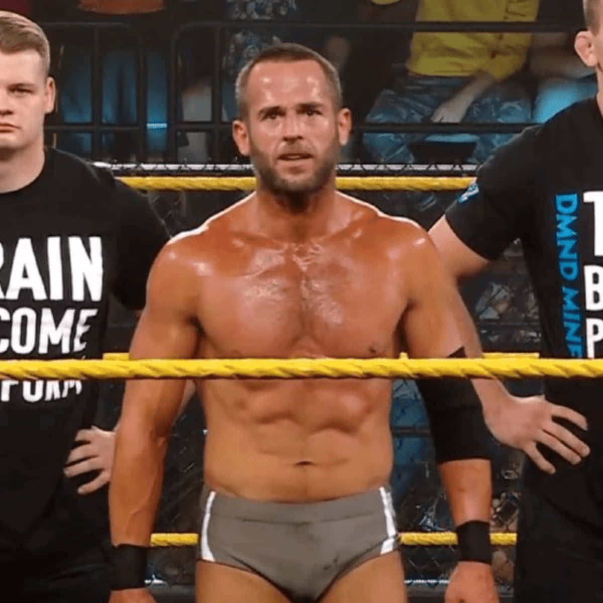 Roderick Strong In Tight Singlet Background