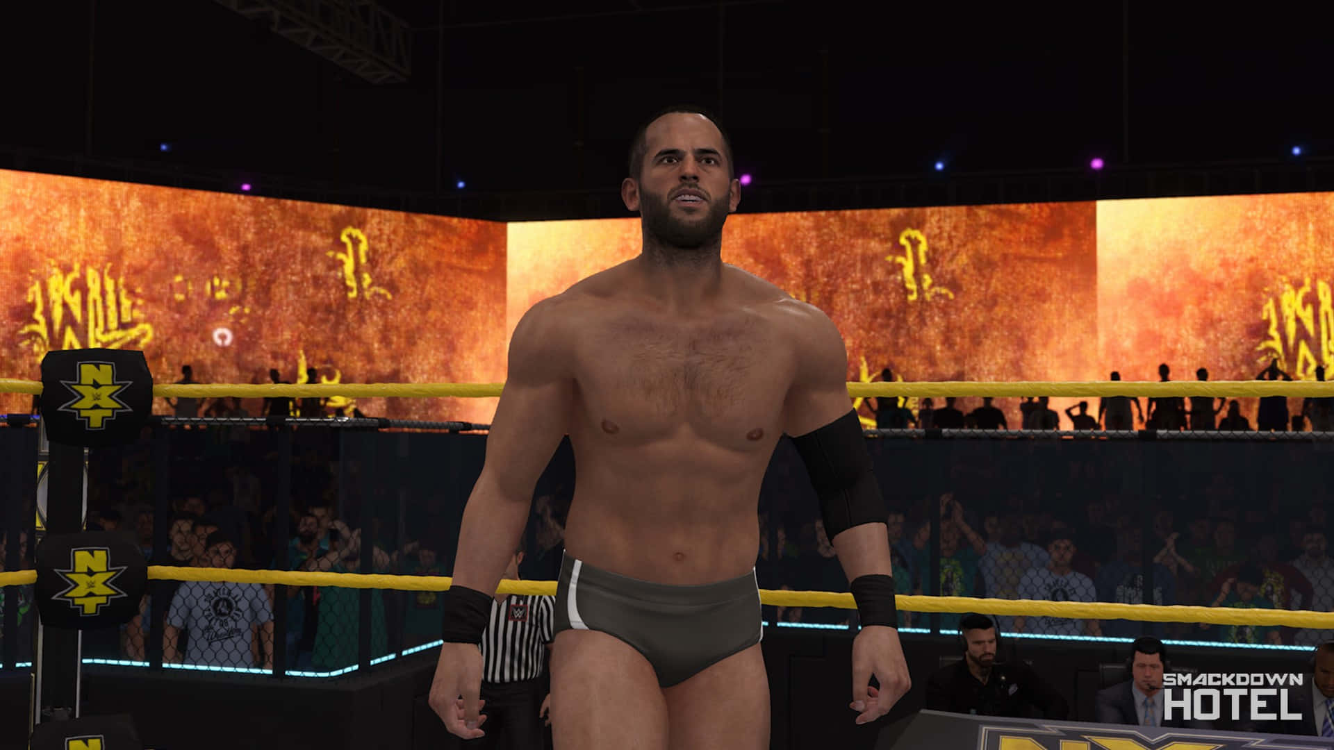 Roderick Strong Prepares A Move Background