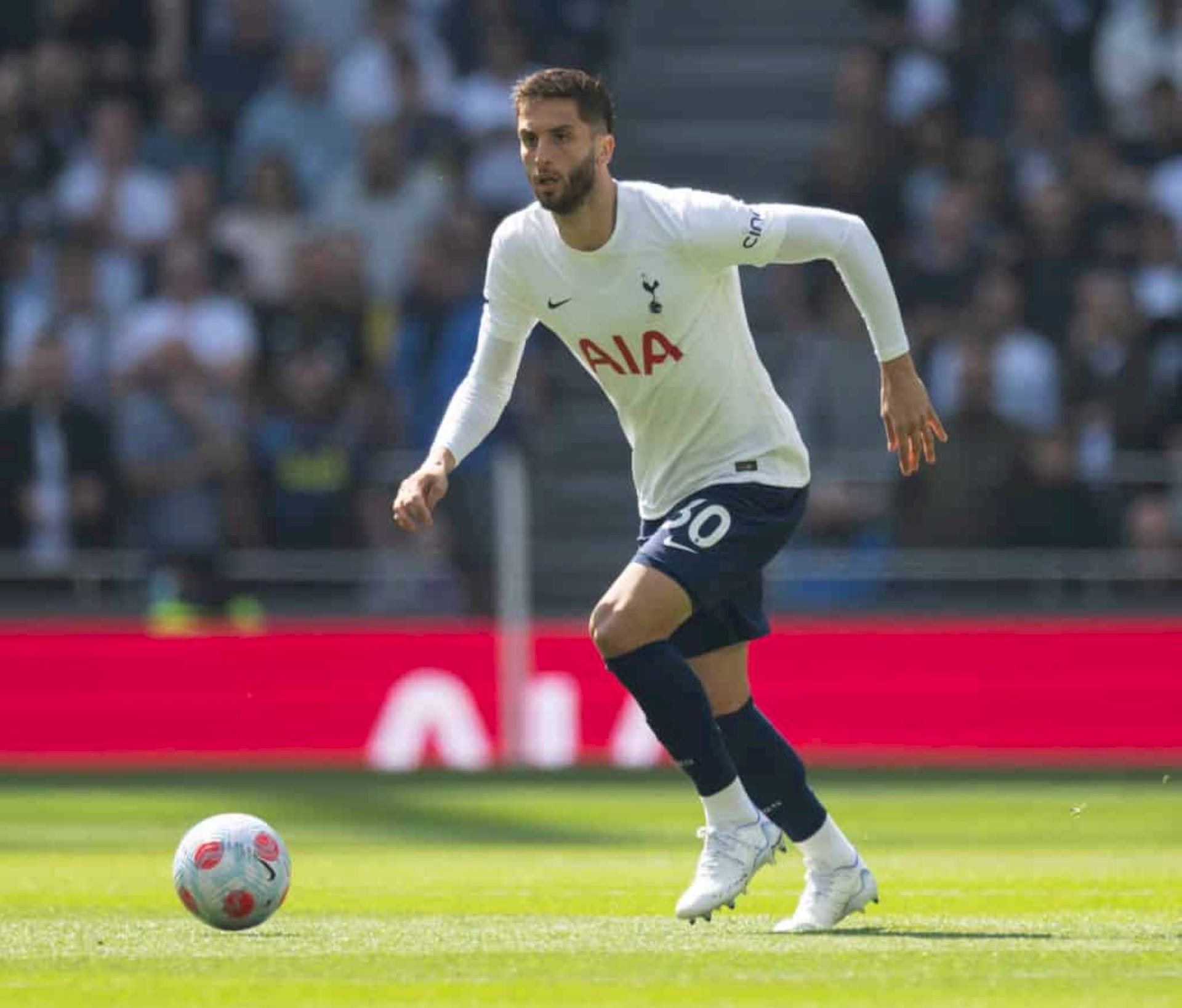 Rodrigo Bentancur Chasing Football On Field