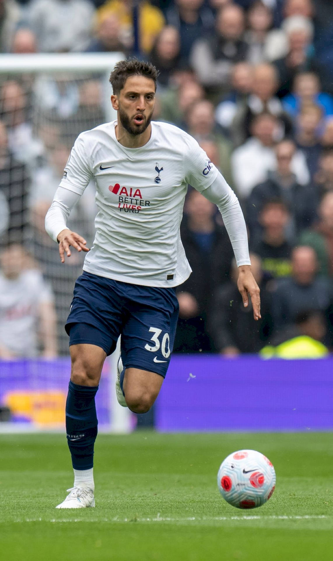 Rodrigo Bentancur Playing Football Full Body Background