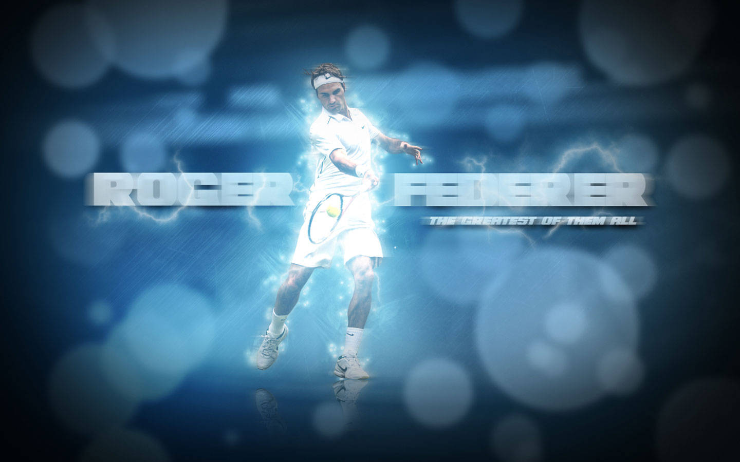 Roger Federer Digital Poster