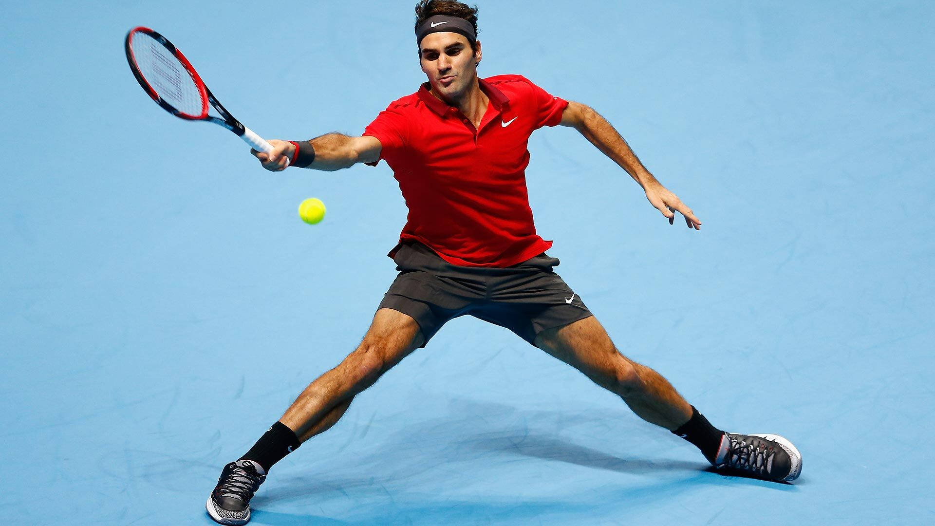 Roger Federer In 2014 London Games Background