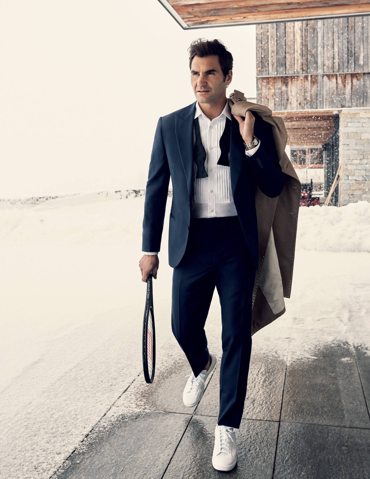 Roger Federer Tennis Fashion Icon Background