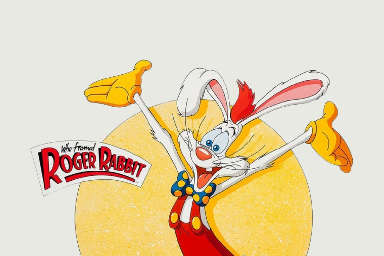 Roger Rabbit Cartoon Character Pose Background
