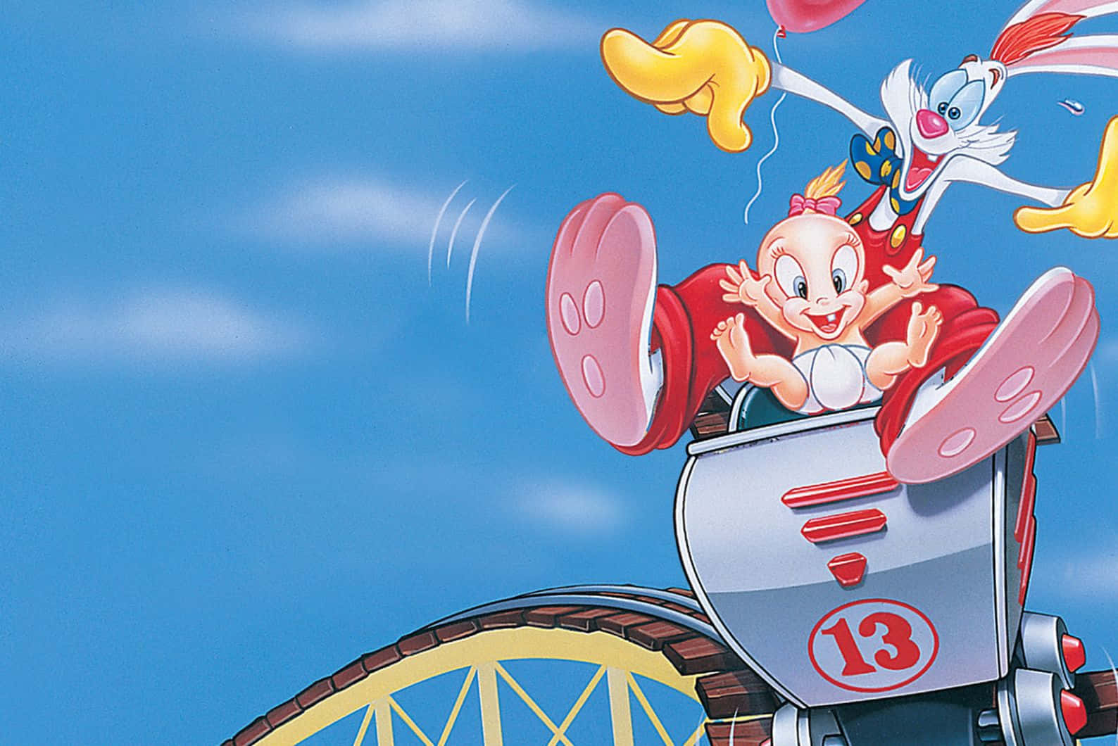 Roger Rabbit Roller Coaster Ride Background