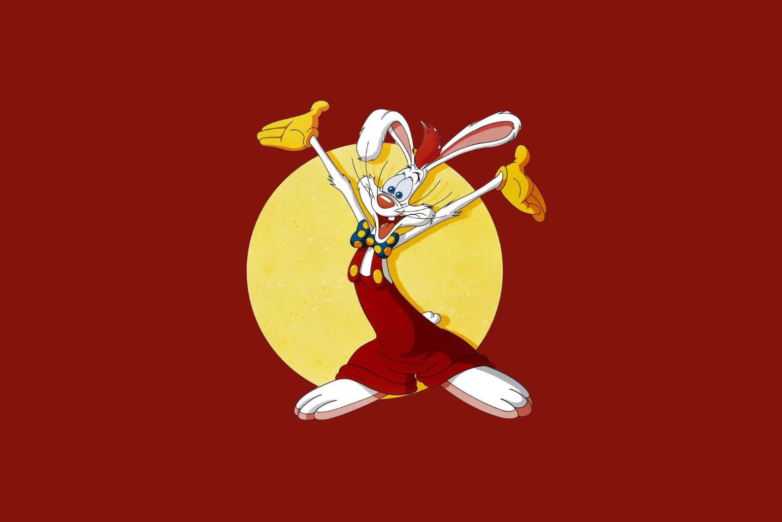 Roger Rabbit Yellow Spotlight Background