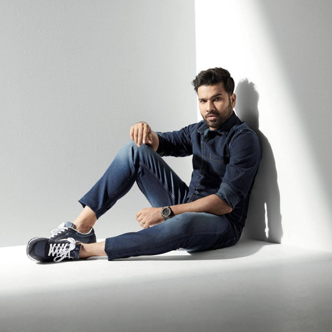 Rohit Sharma As A Model Background
