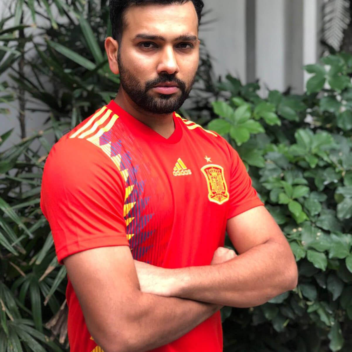 Rohit Sharma In Red