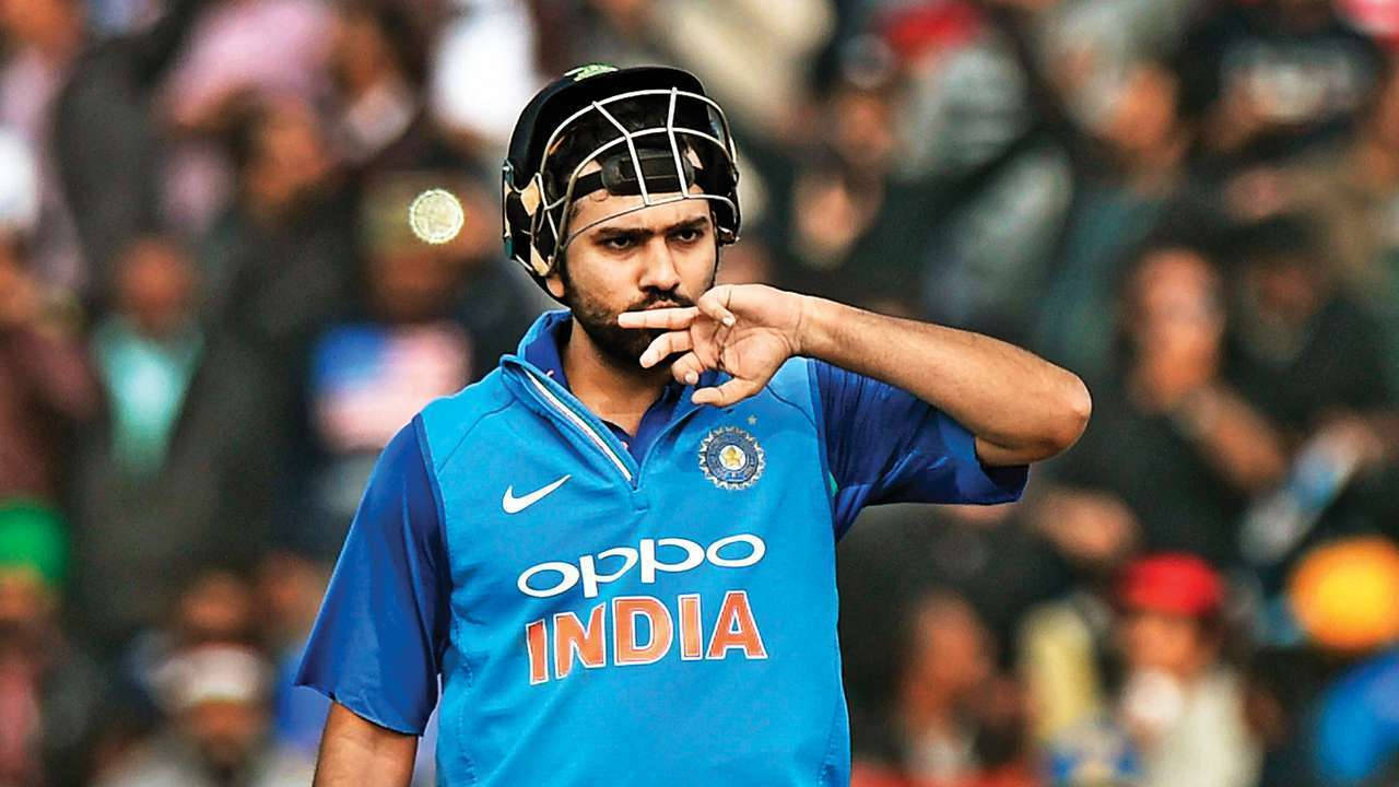 Rohit Sharma National India Team Cricket Background