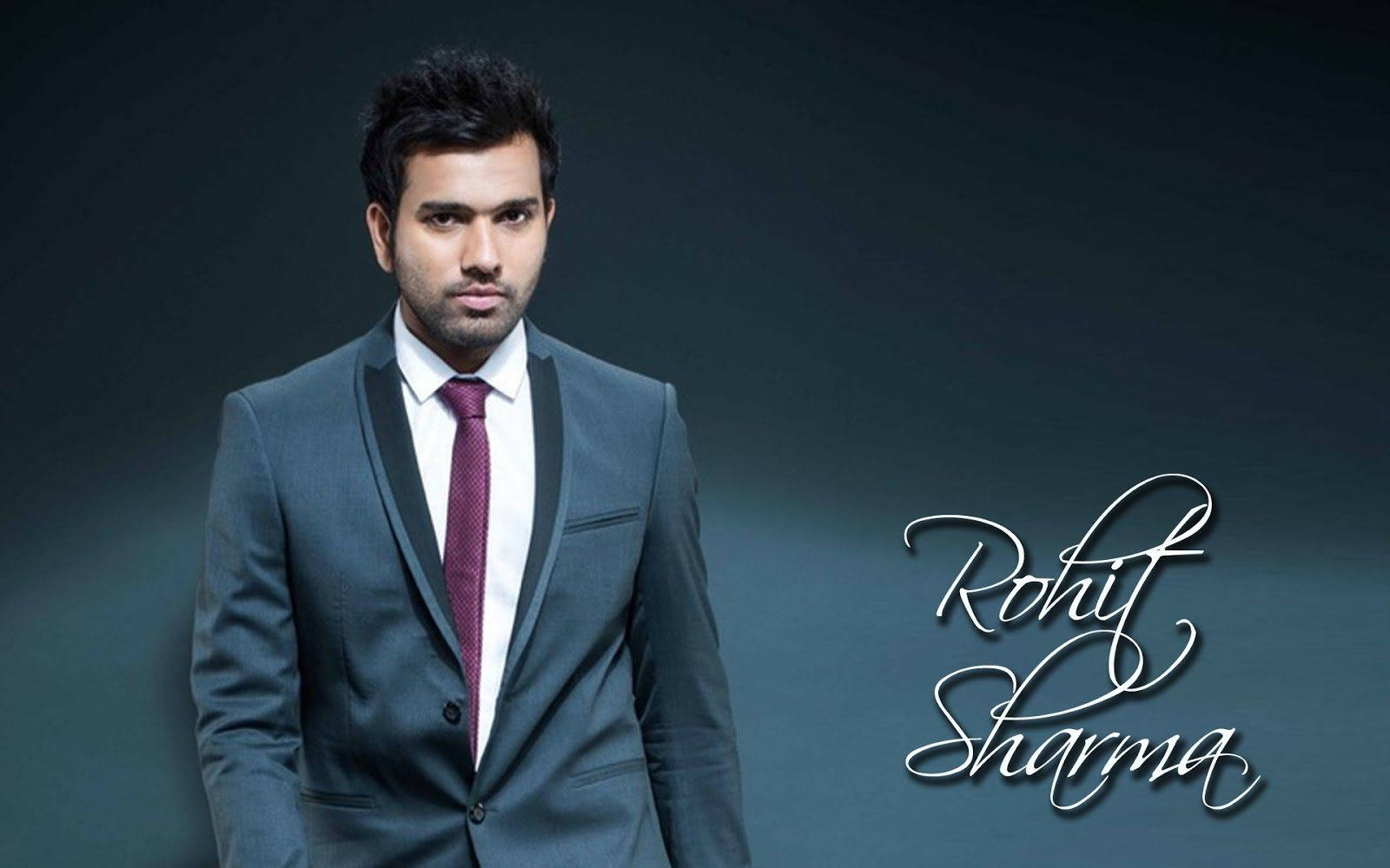 Rohit Sharma Young Look Background