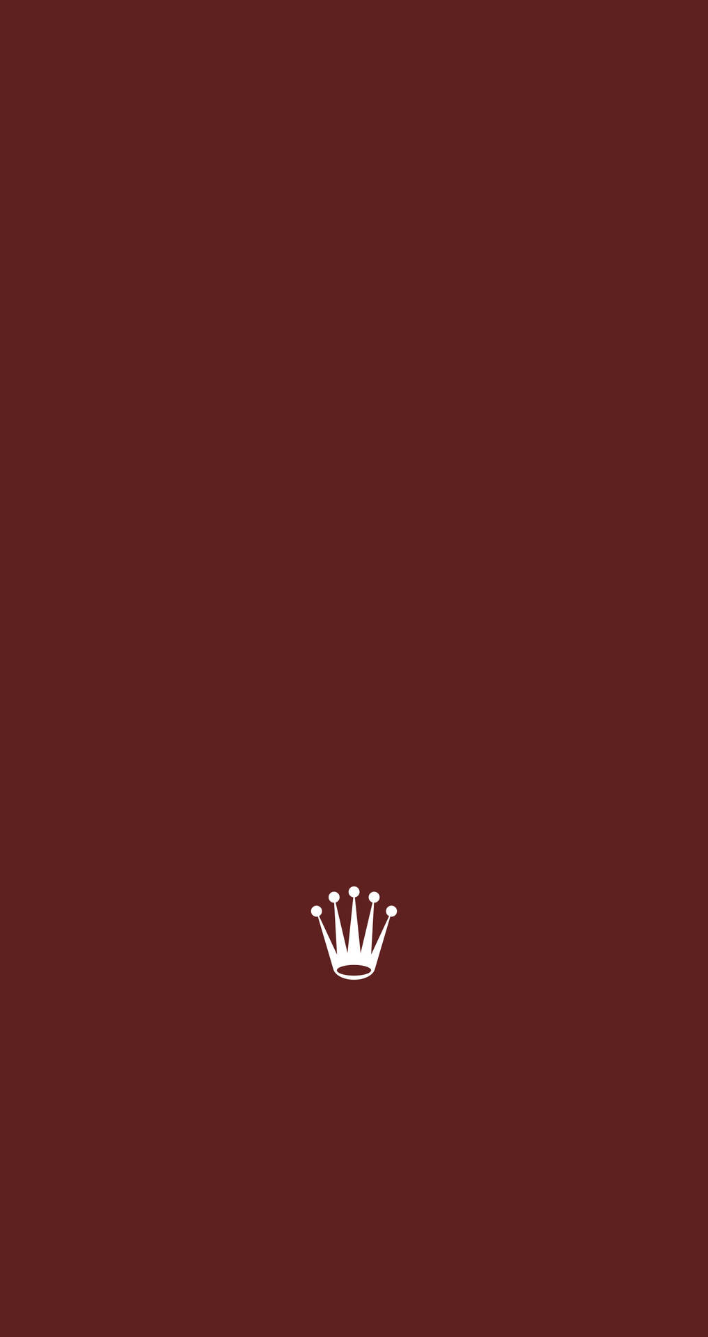 Rolex Logo Maroon