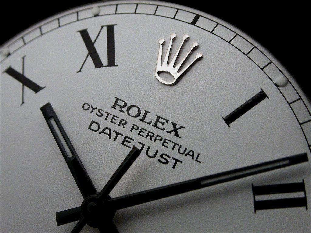 Rolex Logo On Oyster Perpetual Watch