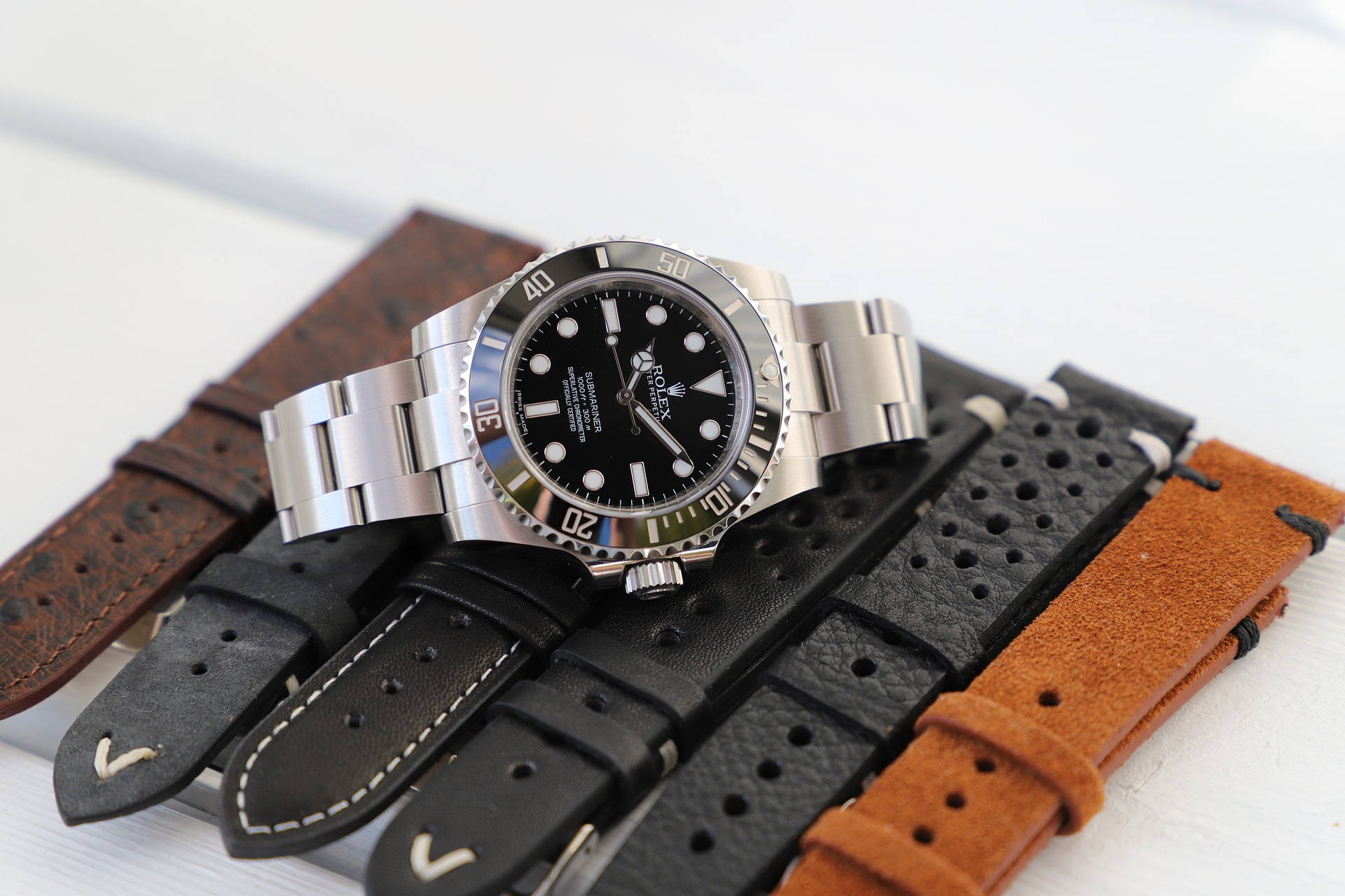 Rolex Strap Options Background