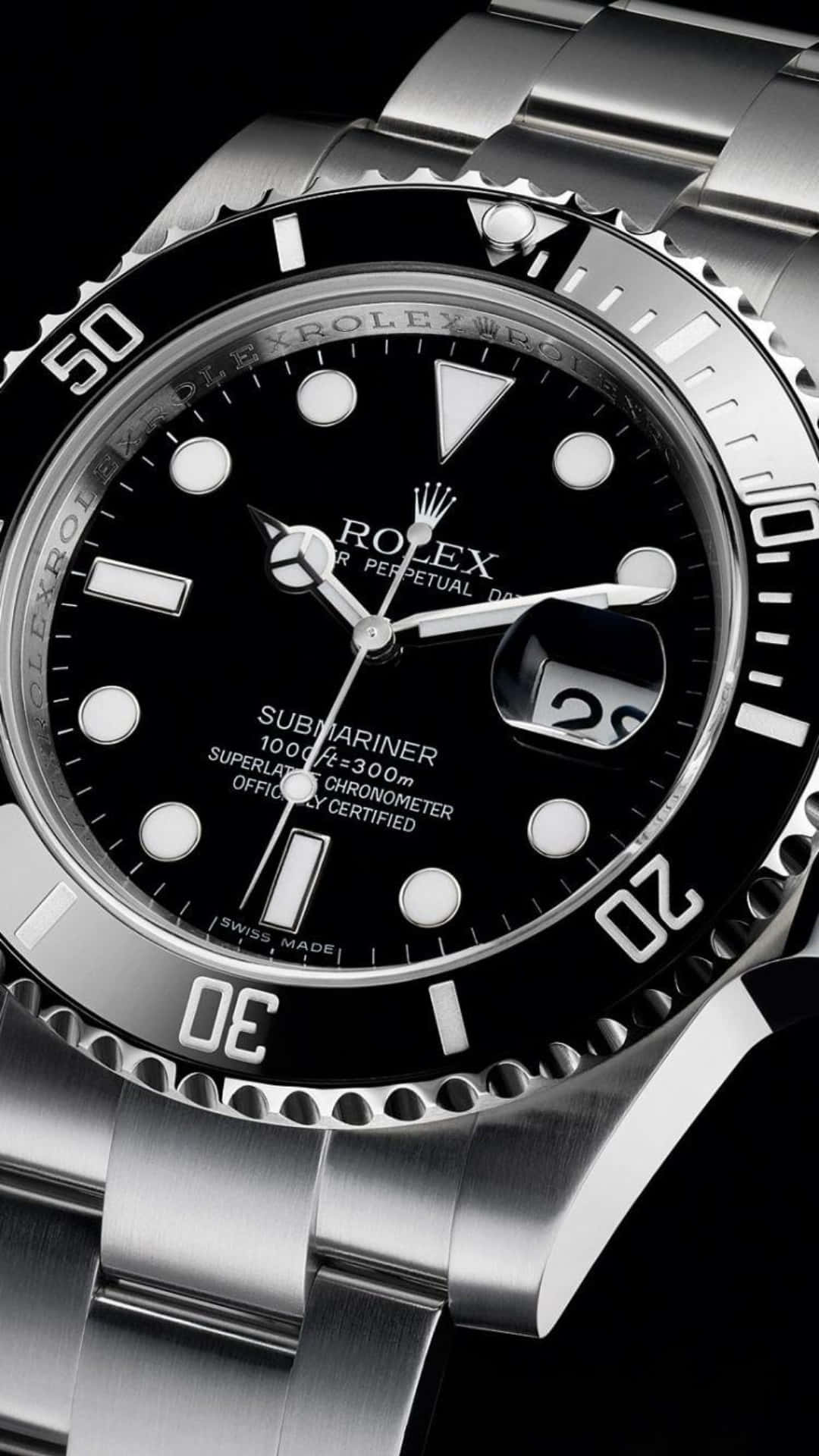 Rolex Submariner Perpetual Wristwatch Background