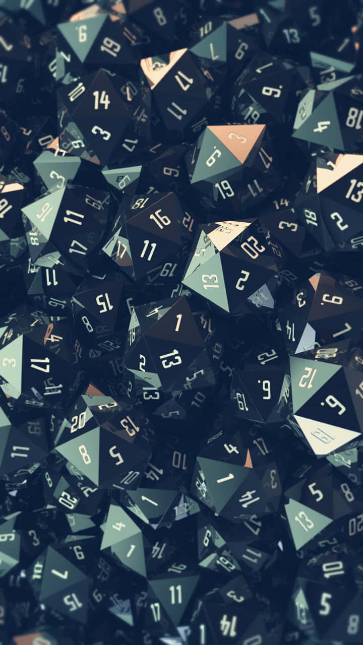 Roll For Initiative - A 20-sided Die (d20) Used In Roleplaying Games Background