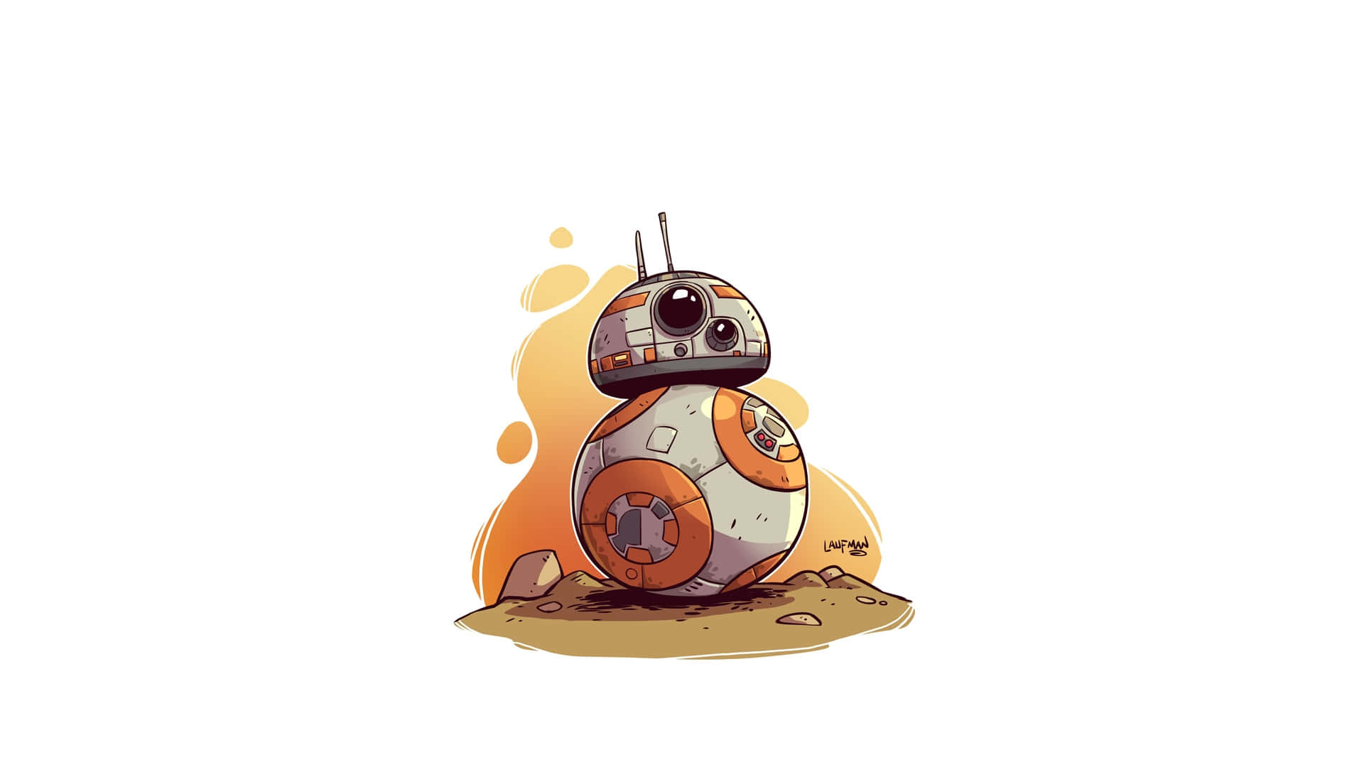 Roll Out In Style With Everyone's Favorite Droid, Bb-8! Background