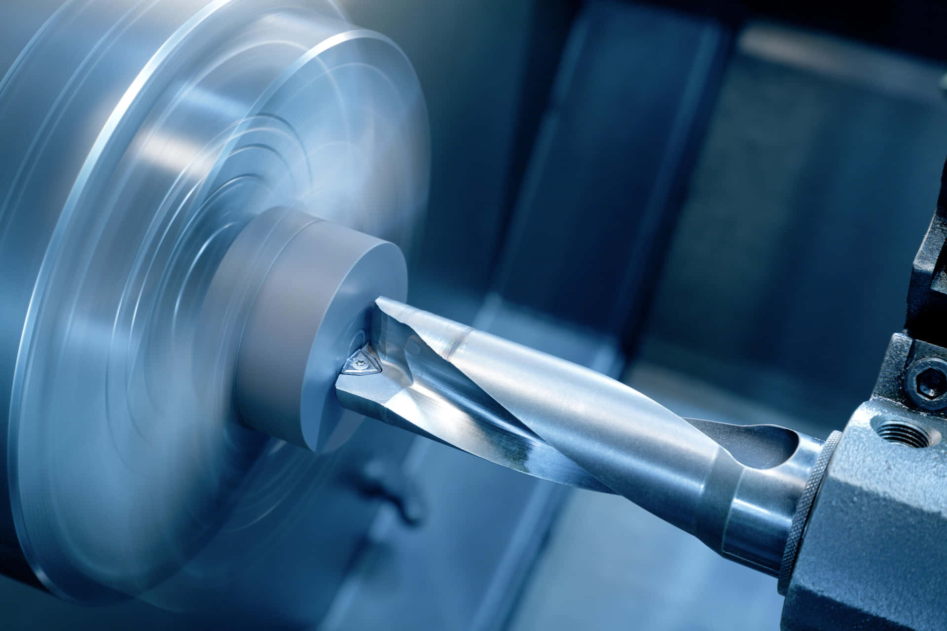 Rolling Machining Tool Background