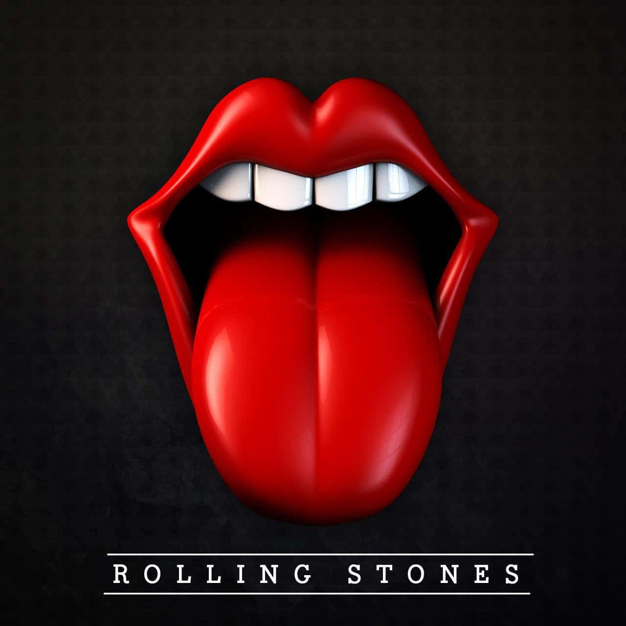 Rolling Stones Logo Tongue Out Background