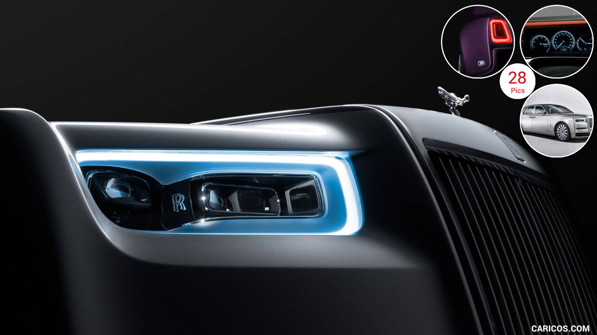 Rolls Royce Phantom Headlight Background