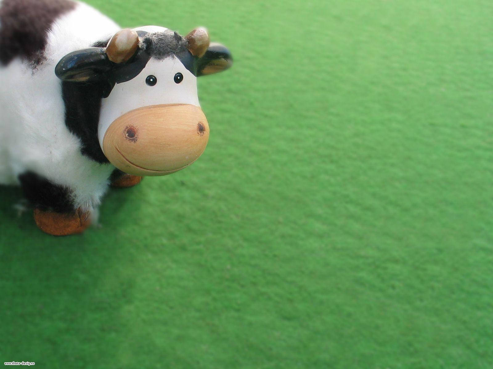 Roly Poly Cow Cute Desktop