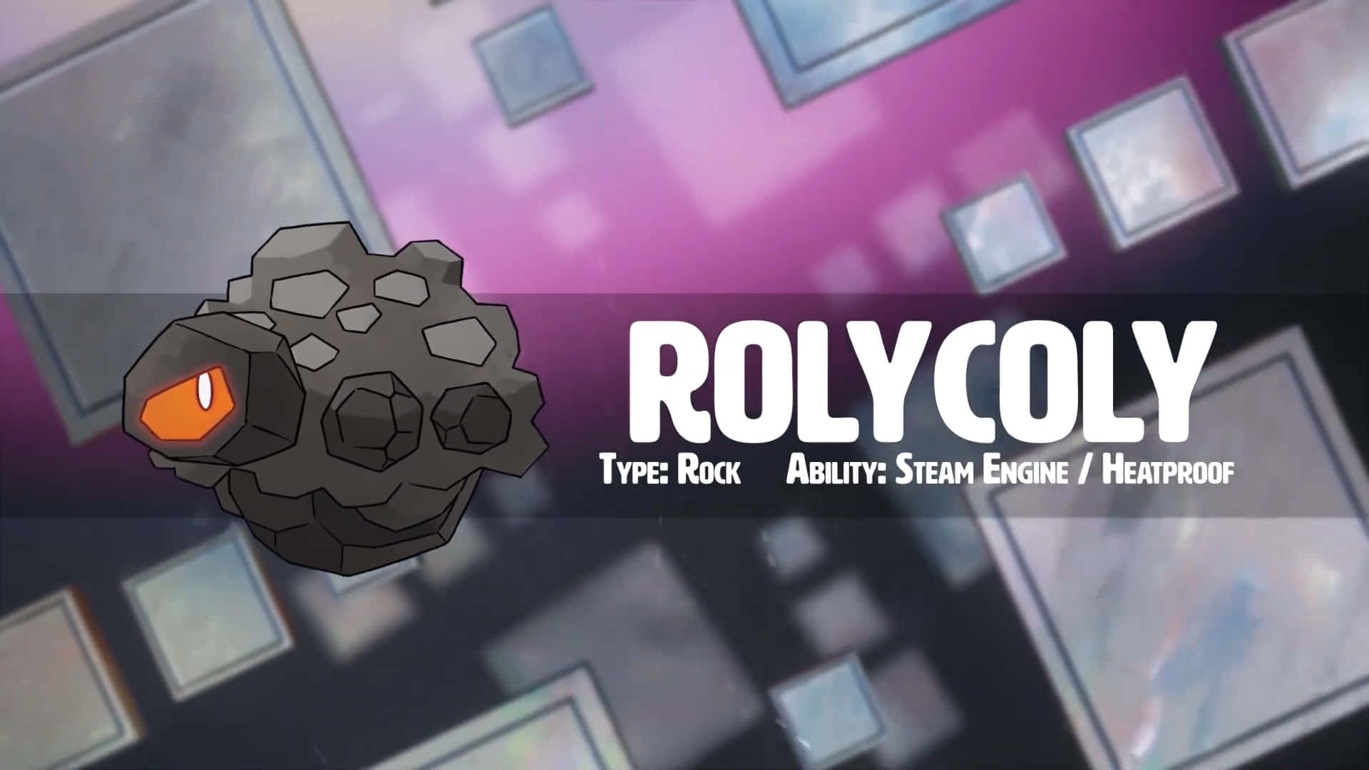 Rolycoly A Rock Type Pokémon