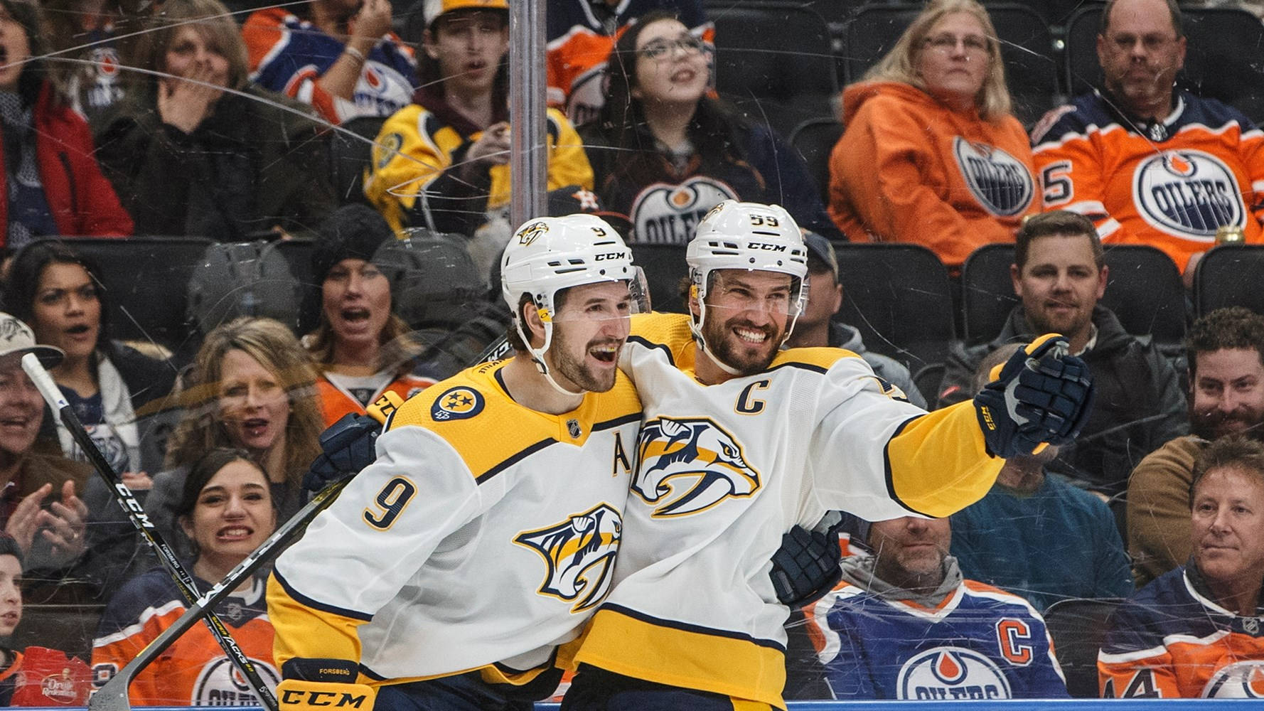 'roman Josi And Filip Forsberg Team Spirit'