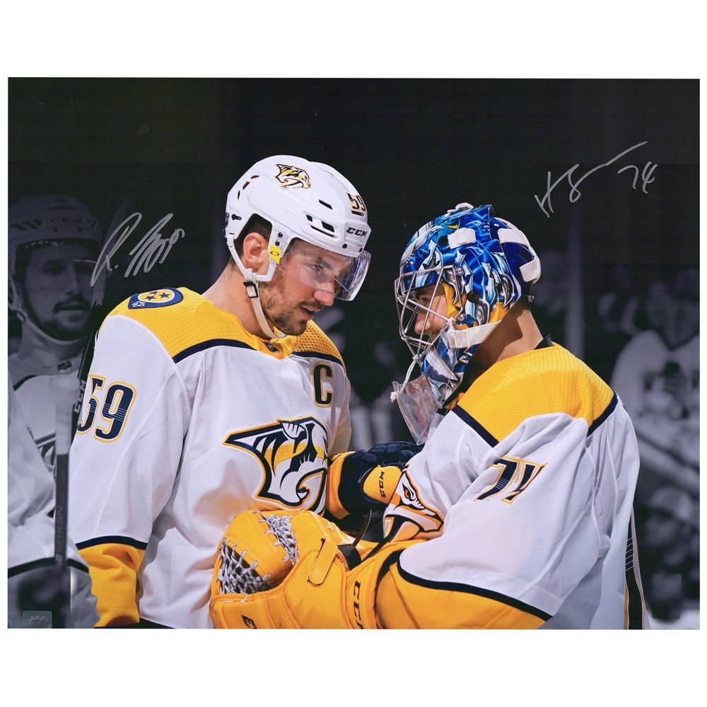 Roman Josi And Juuse Saros Background