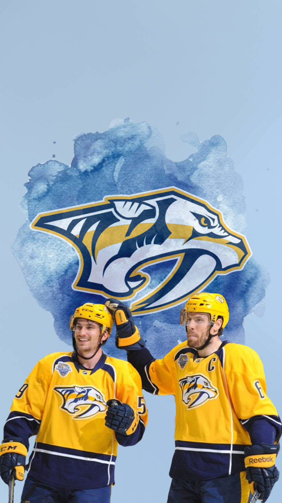 Roman Josi And Shea Weber Background