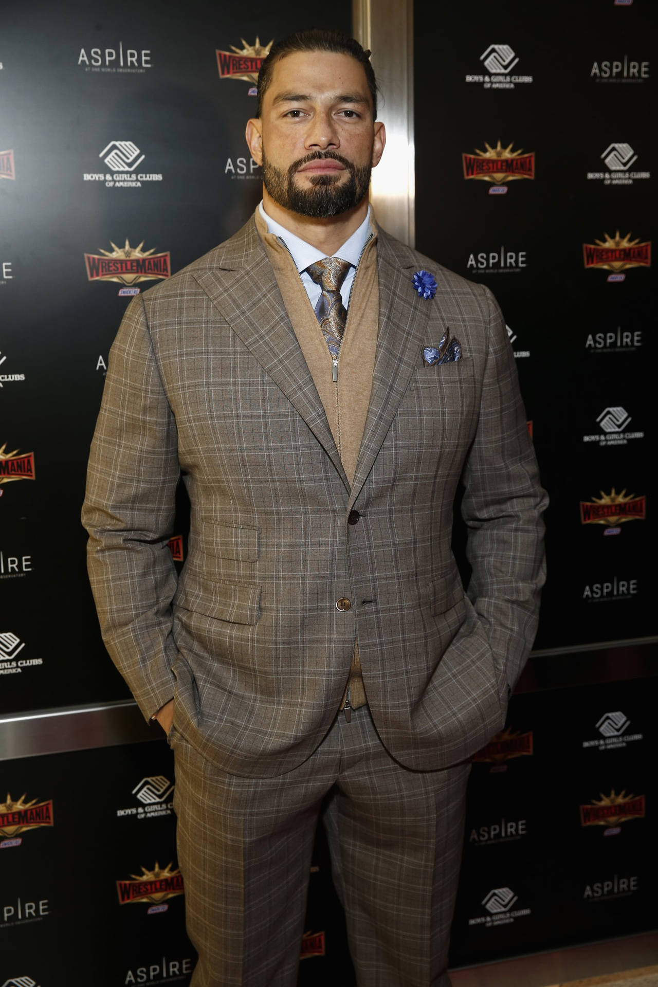 Roman Reigns Delivers Inspirational Hope Speech At The 2019 Reception. Background
