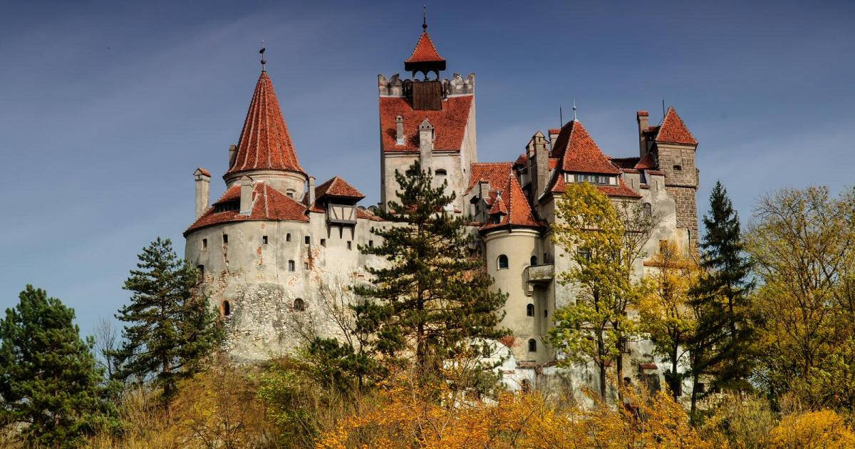 Romania's Bran Castle Background