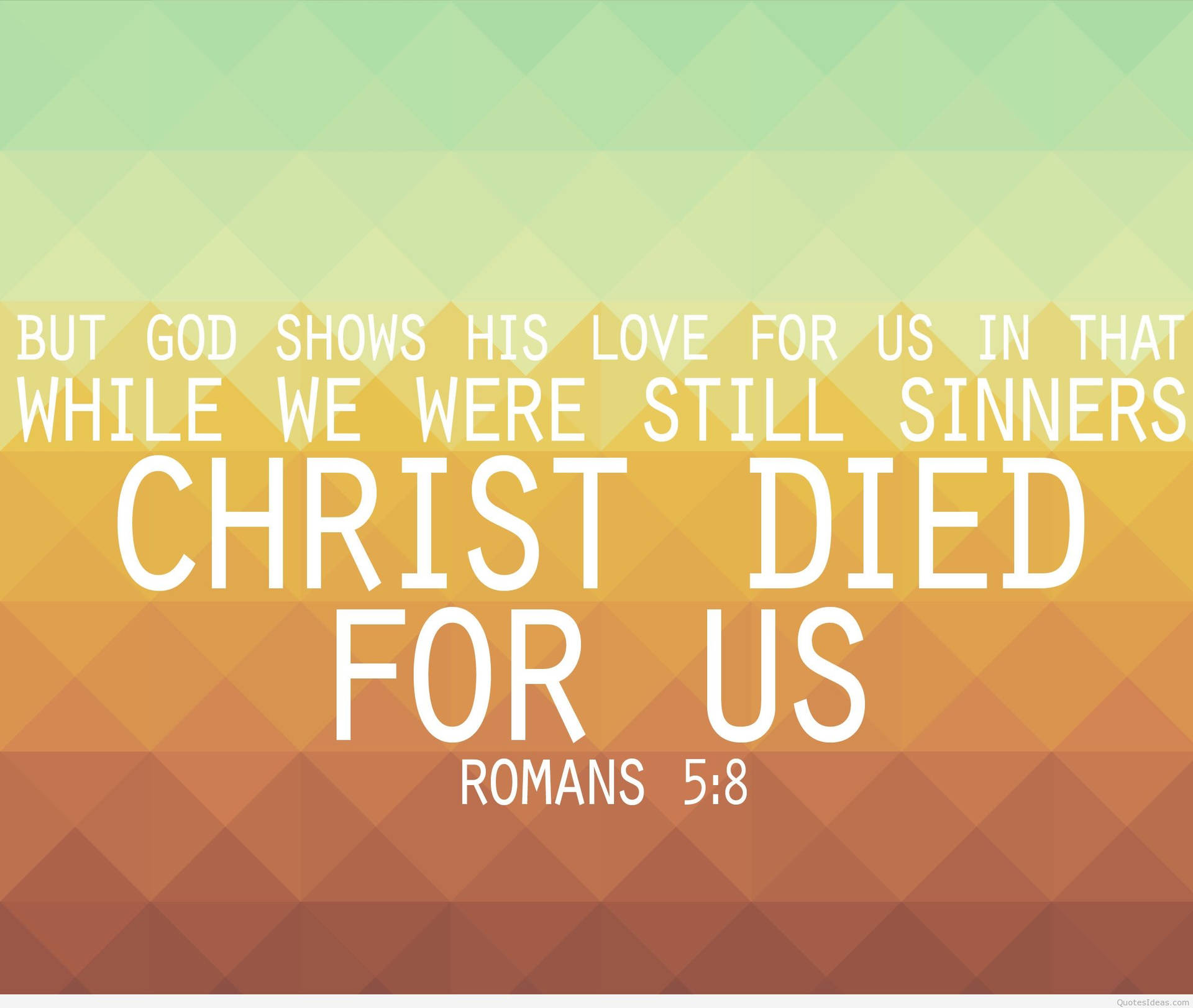 Romans 5:8 Bible Verse Laptop Background