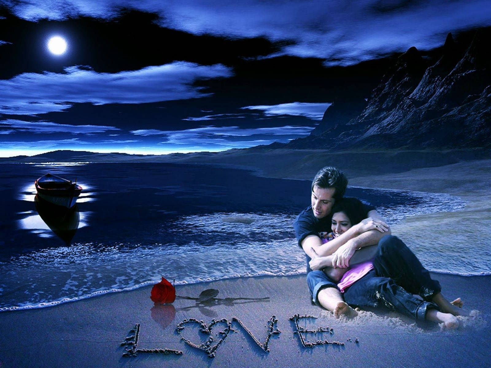 Romantic And True Love Background