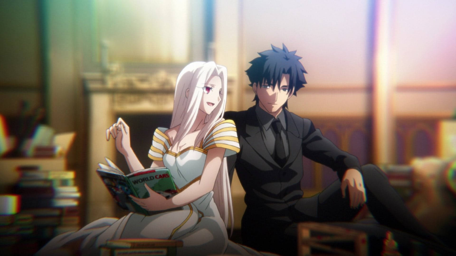 Romantic Anime Couples Kiritsugu Irisviel Background