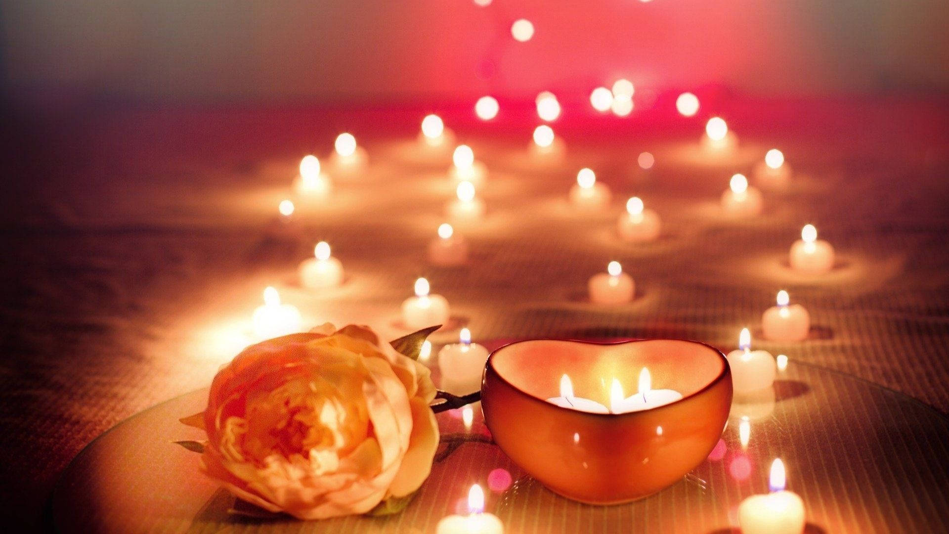 Romantic Candles Background