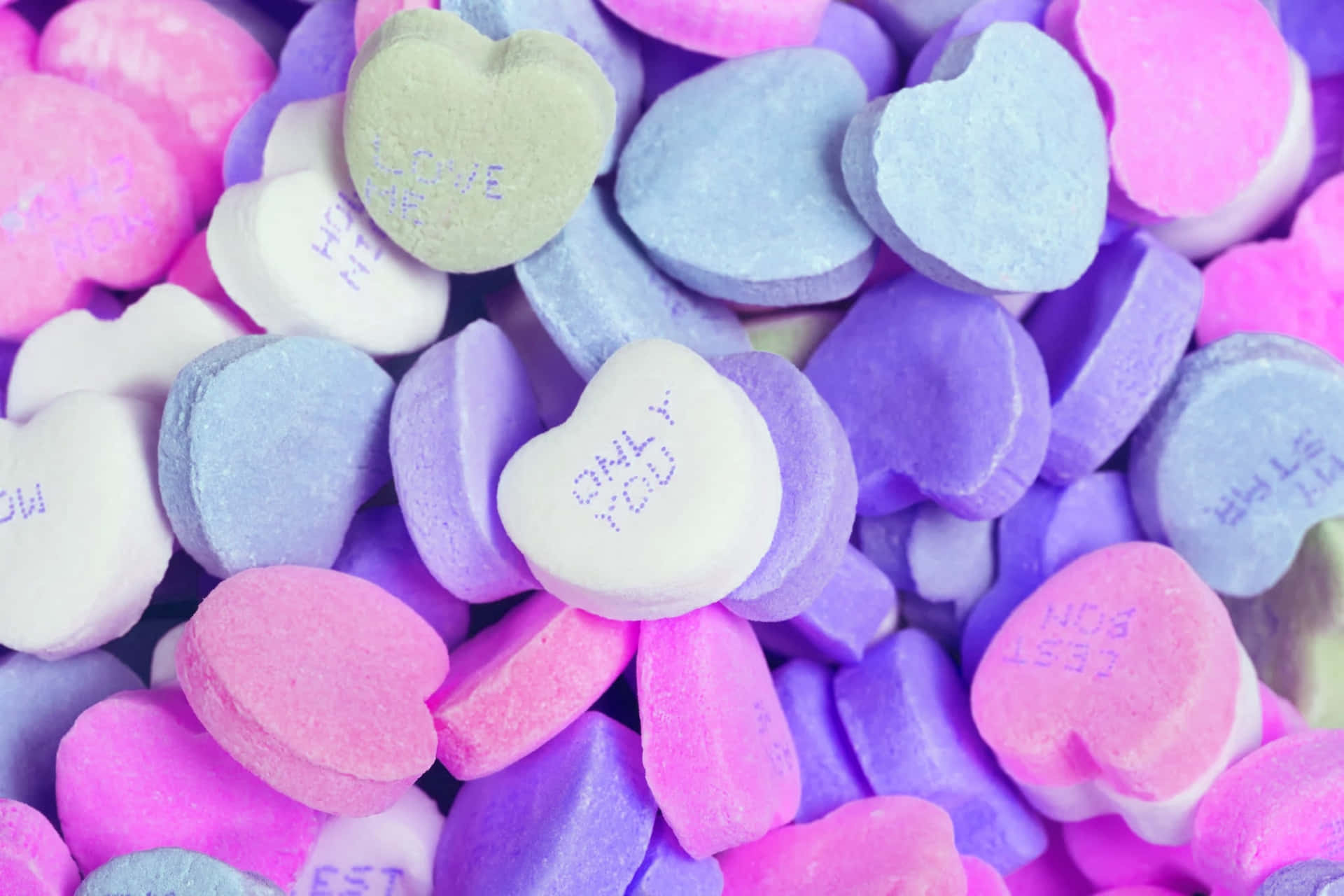 Romantic Heart Shape Sweet Candy Aesthetic Valentine's Day
