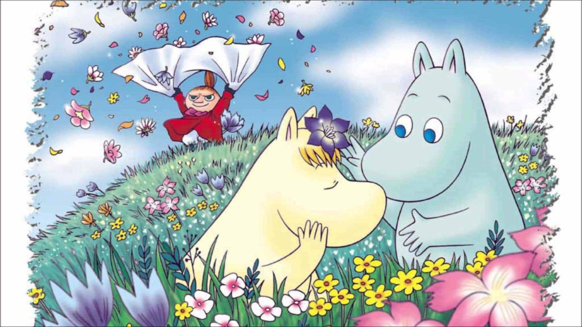 Romantic Moomin Desktop Background Background