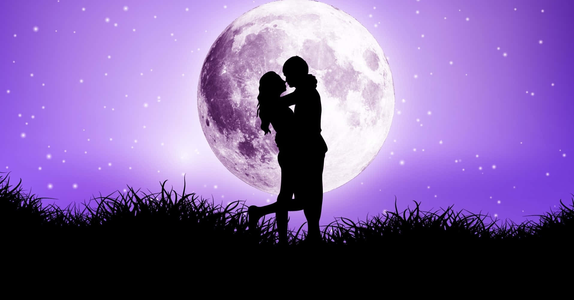 Romantic Purple Silhouette