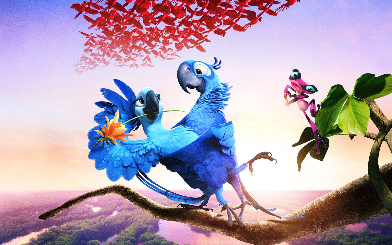 Romantic Rio 2 Poster Background