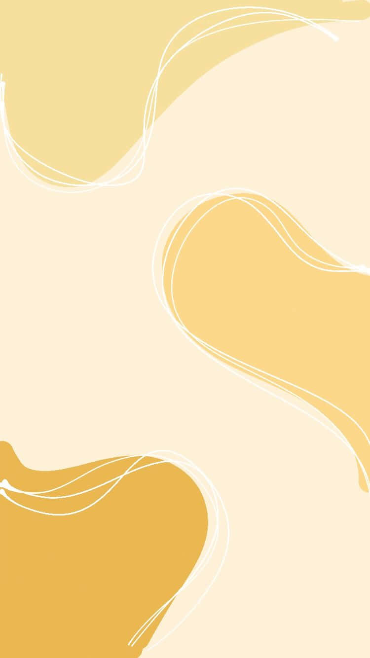 Romantic Seamless Pastel Yellow Pattern Background