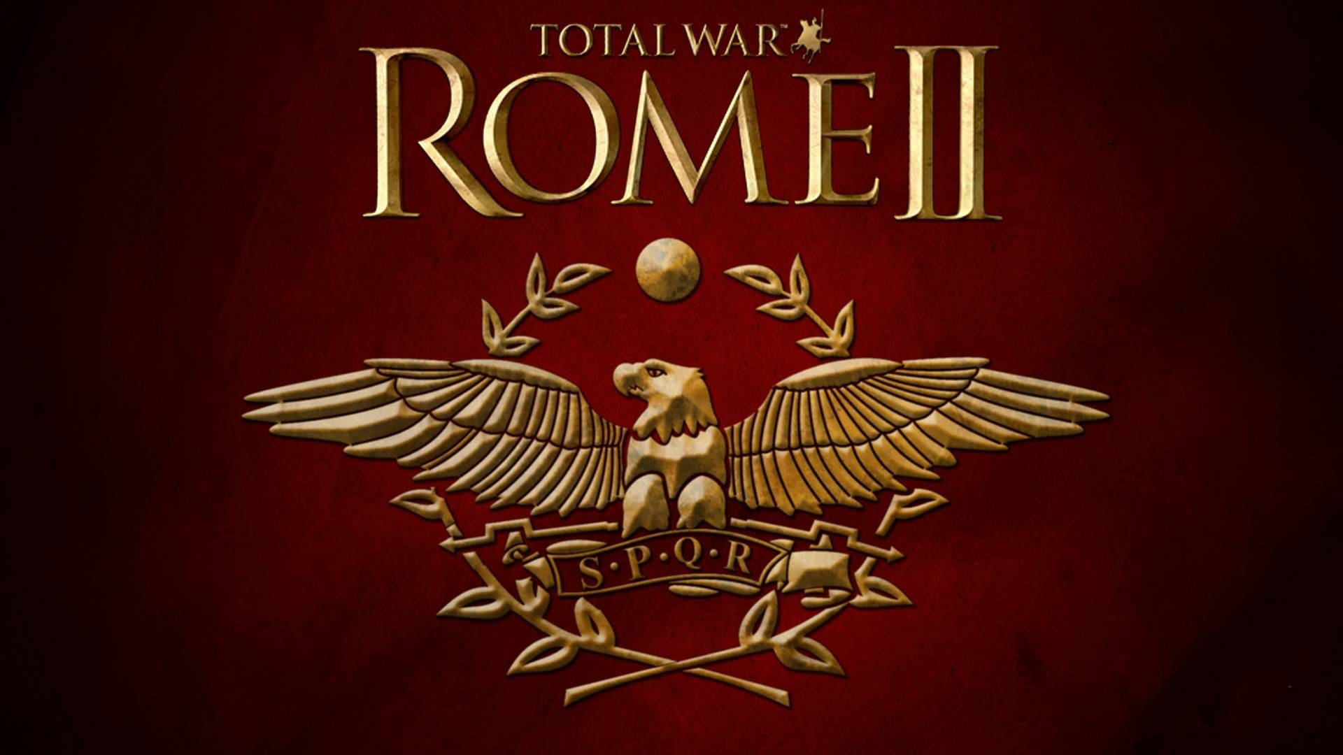 Rome 2 S.p.q.r. Gold Eagle Insignia Background