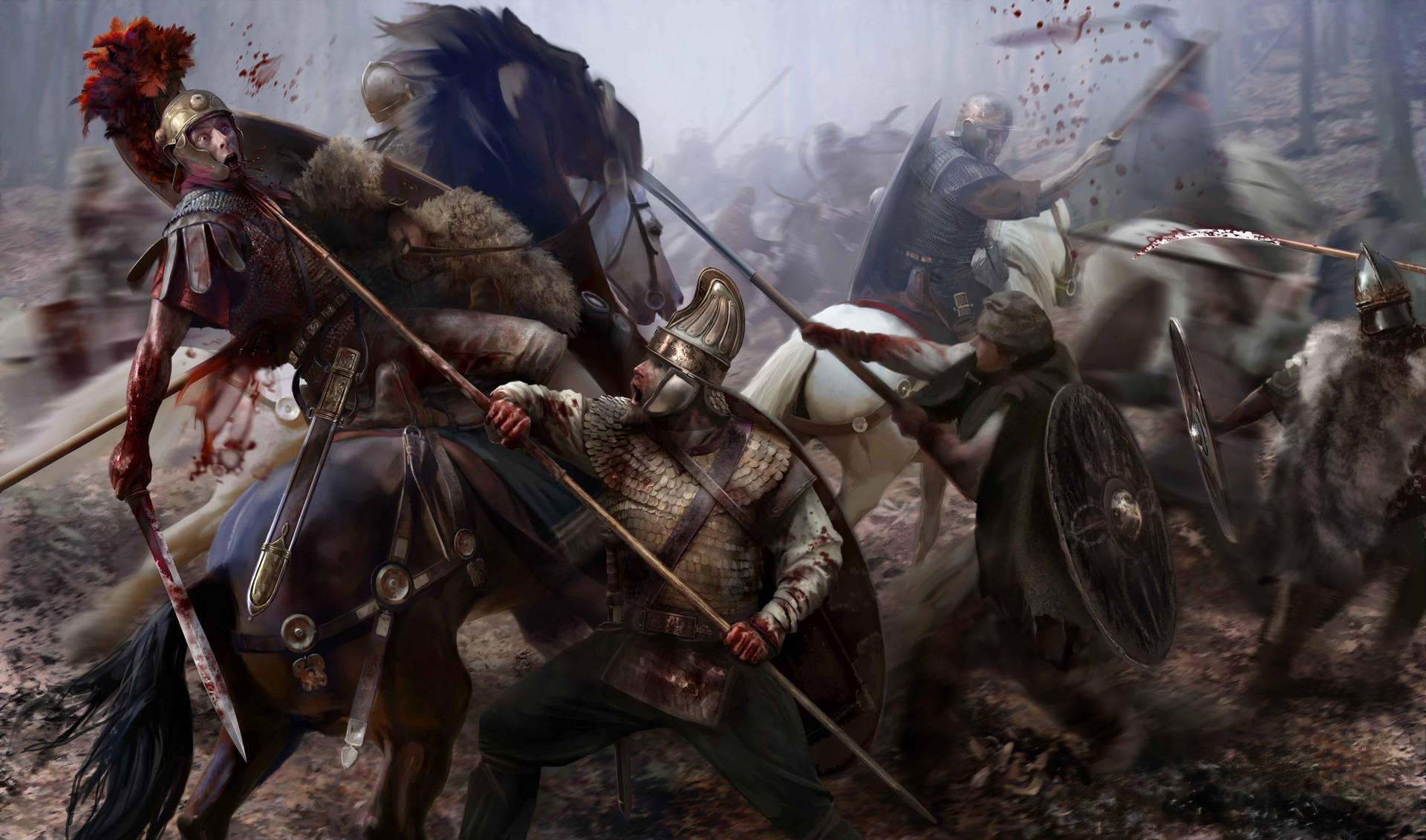 Rome 2 Total War Speared Soldier Background